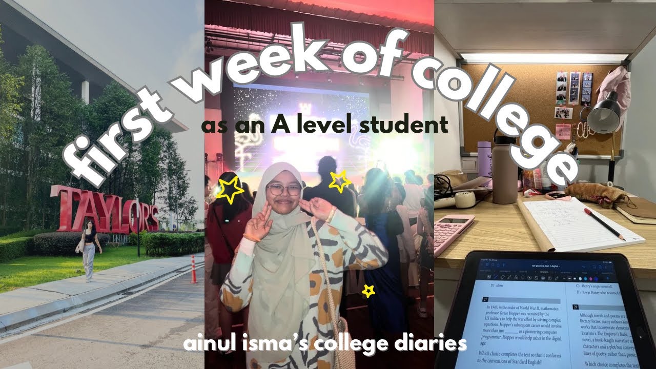 college diaries 📚 | first week at Taylor’s vlog ☁️ moving in , orientation , meeting new friends