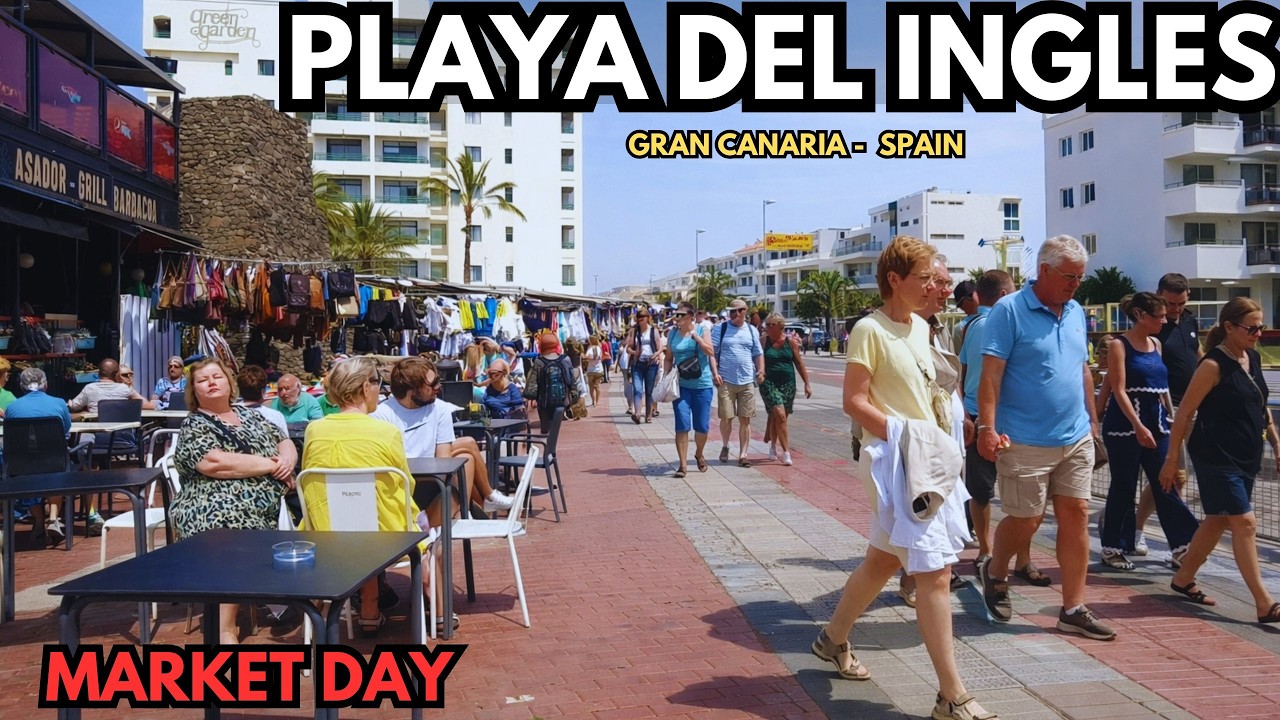 Yesterday Market in Playa del Inglés  | MARCH days |2026 Gran Canaria