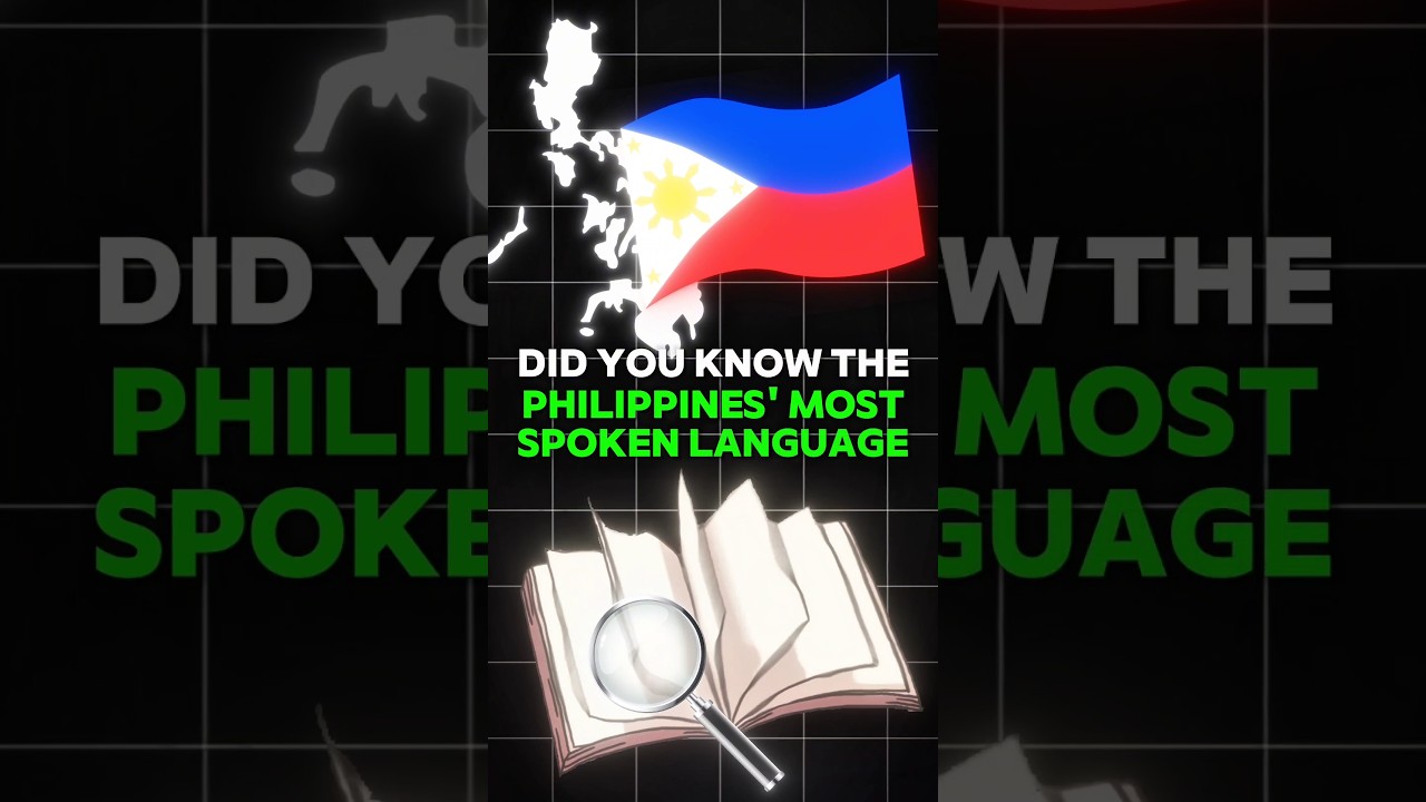 The Philippines' most spoken language?!