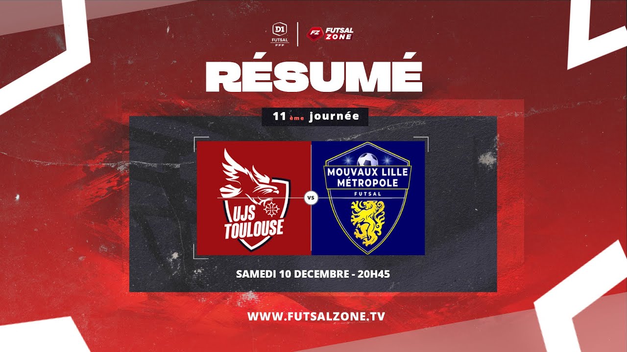 D1 Futsal - J11  UJS Toulouse vs Mouvaux Lille Métropole Futsal