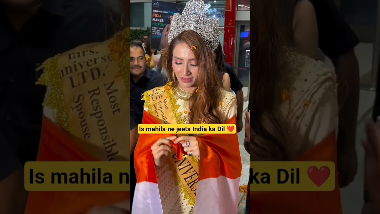 Mrs sherry singh bani Mrs universe #trending #Mrssherrysingh #missuniverse