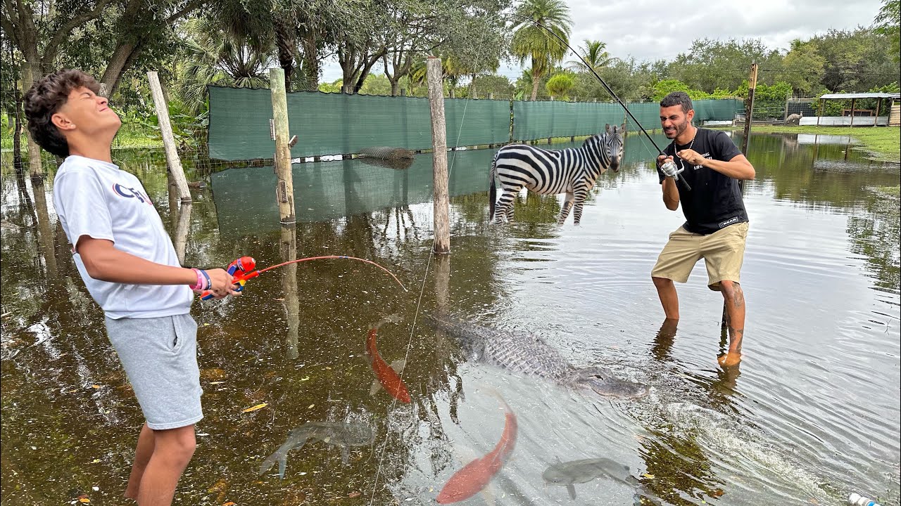 I Found FISH In My Backyard FLOOD!