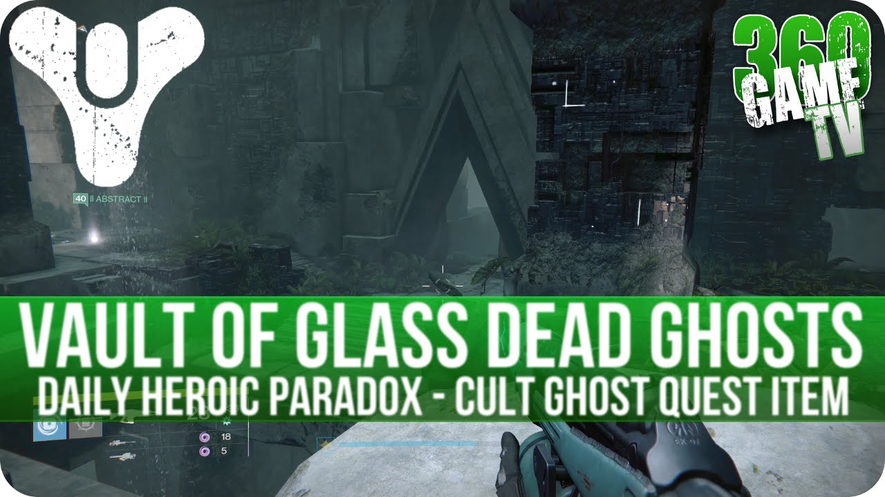 Destiny 3 Dead Ghosts (Memories) in Vault of Glass - Cult Ghost Item (Daily Heroic Mission Paradox)