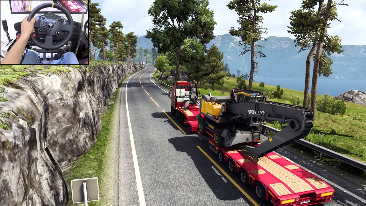 Norwegian trucking - Euro Truck Simulator 2 | Thrustmaster TX gameplay