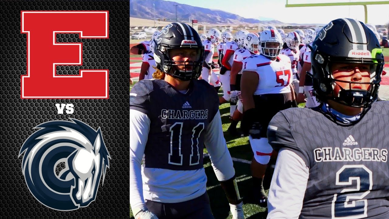 Utah High School Football Playoffs: East Leopards 🔴⚪  vs Corner Canyon Chargers 🐴 Highlights (2020).