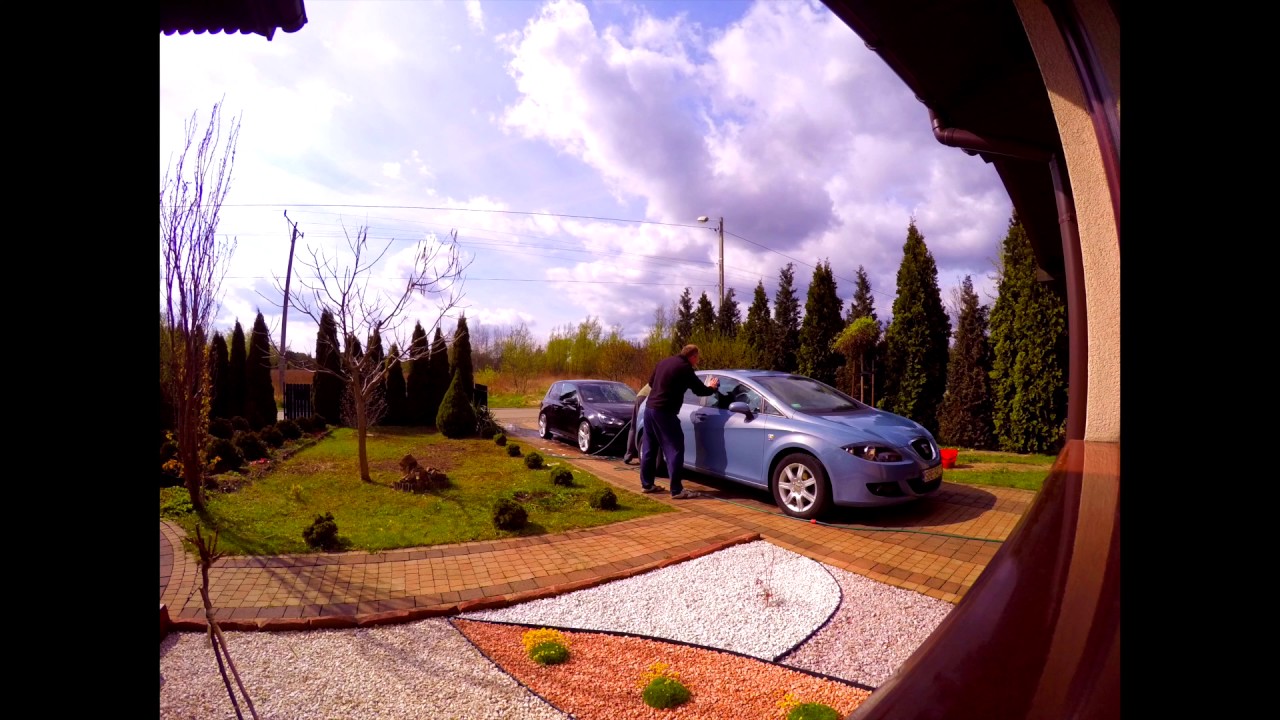 Time lapse car cleaning