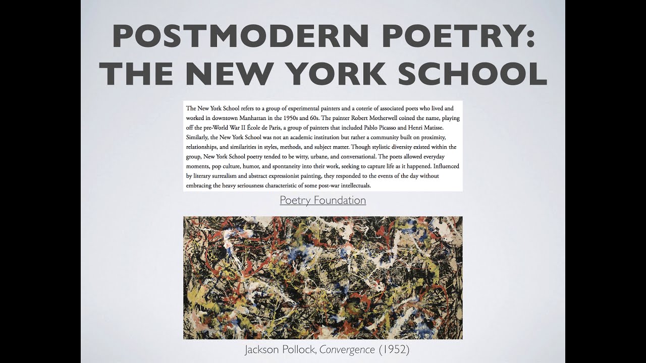 A Lecture on Frank O'Hara's 