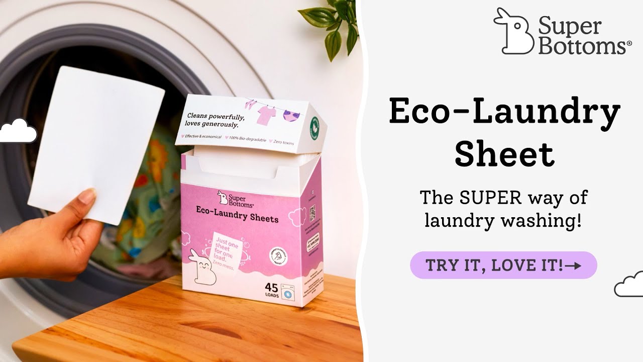 SuperBottoms Eco-Laundry Detergent Sheets: VIP Treatment for your Laundry