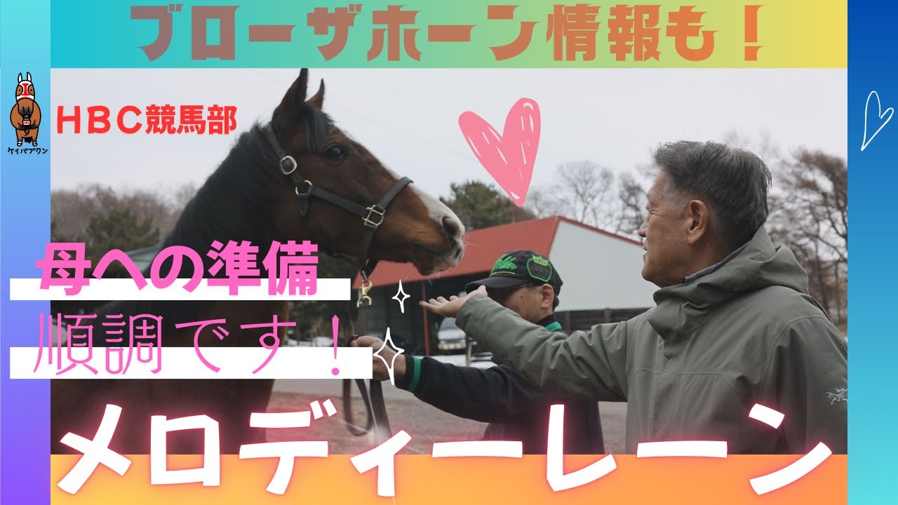 【岡田スタッド25春】メロディーレーン＆デアリングタクト初仔登場！ホウオウビスケッツ次走報