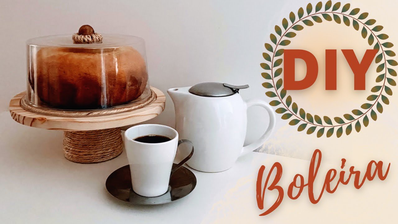 BOLEIRA Moderna com MATERIAL RECICLÁVEL | DIY Mesa Posta | IDEIA Linda e Criativa
