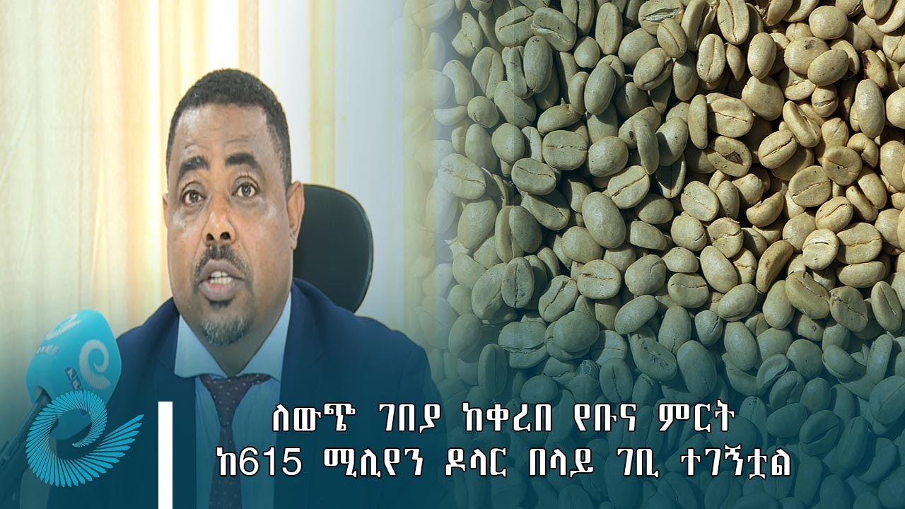 ለውጭ ገበያ ከቀረበ የቡና ምርት ከ615 ሚሊየን ዶላር በላይ ገቢ ተገኝቷል - የቡናና ሻይ ባለሥልጣን