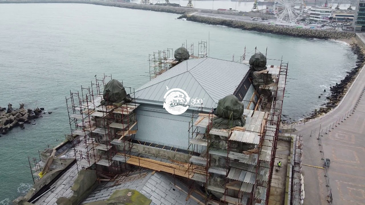 Imagini de la renovarea Cazinoului din Constanta