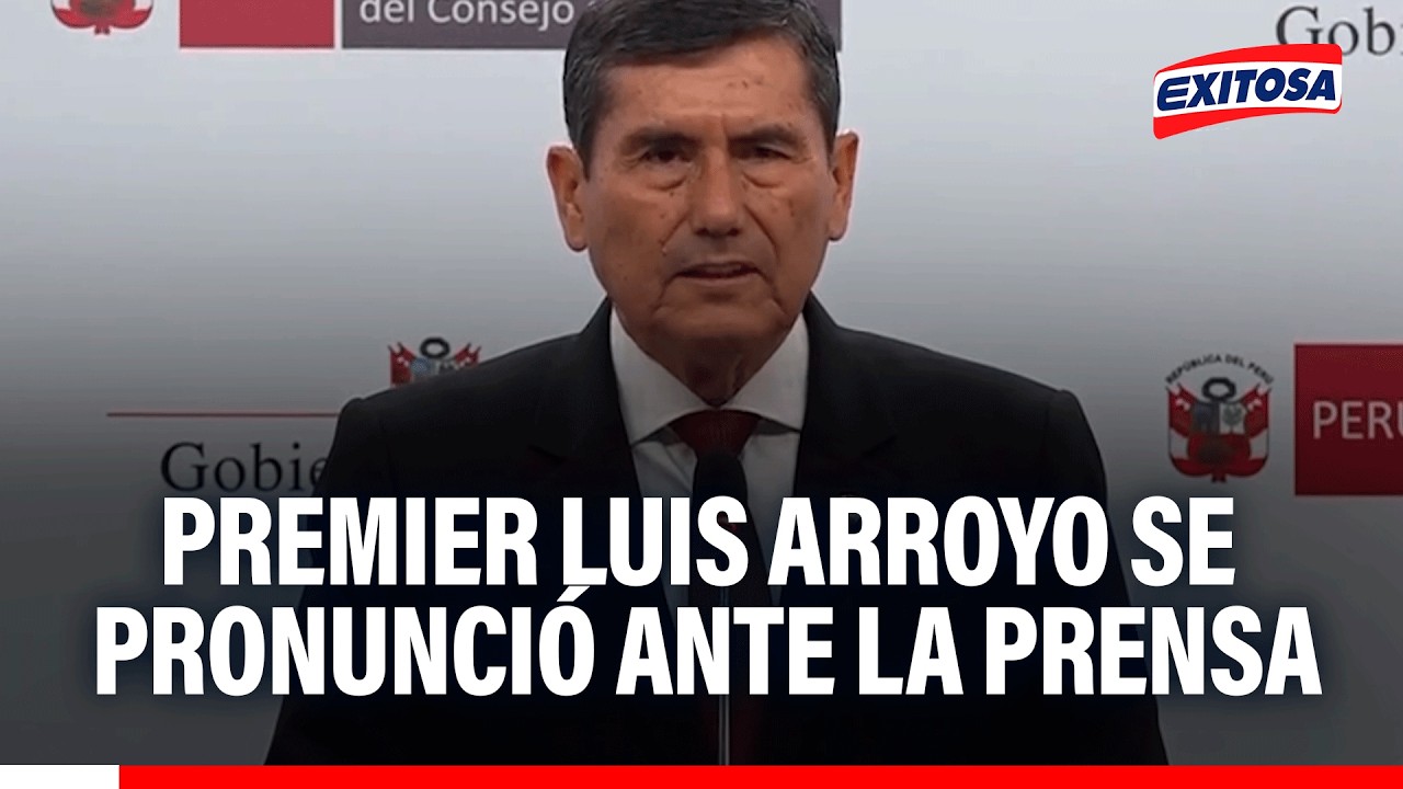 🔴🔵 Premier Luis Arroyo Sánchez sobre nuevo Gabinete Ministerial: 