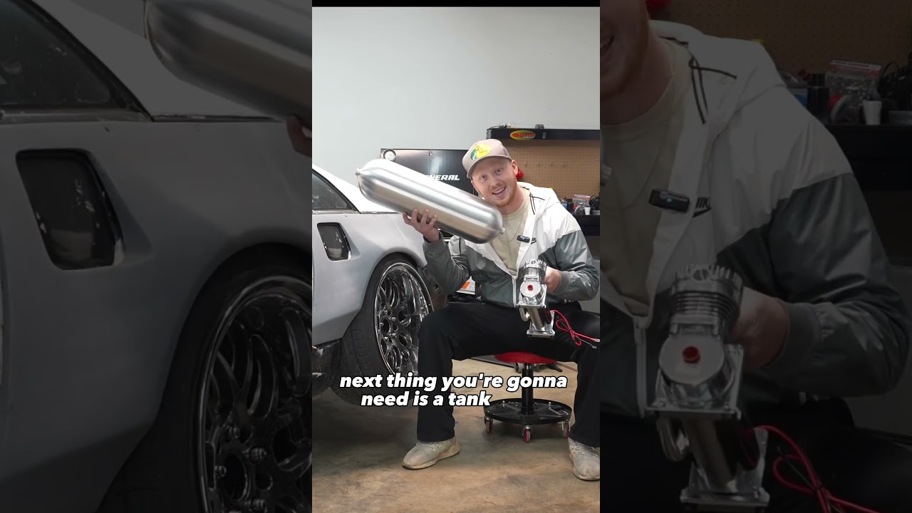 Cheapest air suspension set up!#cars #jdms #bodykits #diy #jdmgarage #caraccessories #howto #airride