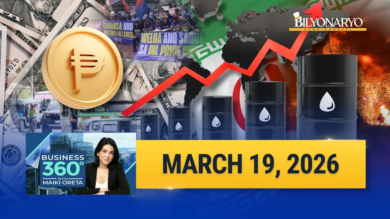 Peso sinks to more than ₱60 against dollar in intraday trade | Business 360 | March 19, 2026