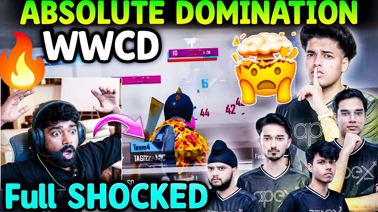 Team Apex Gaming Absolute DOMINATION🥵📈 WWCD🖤🔥 Neyoo Full Shocked😲