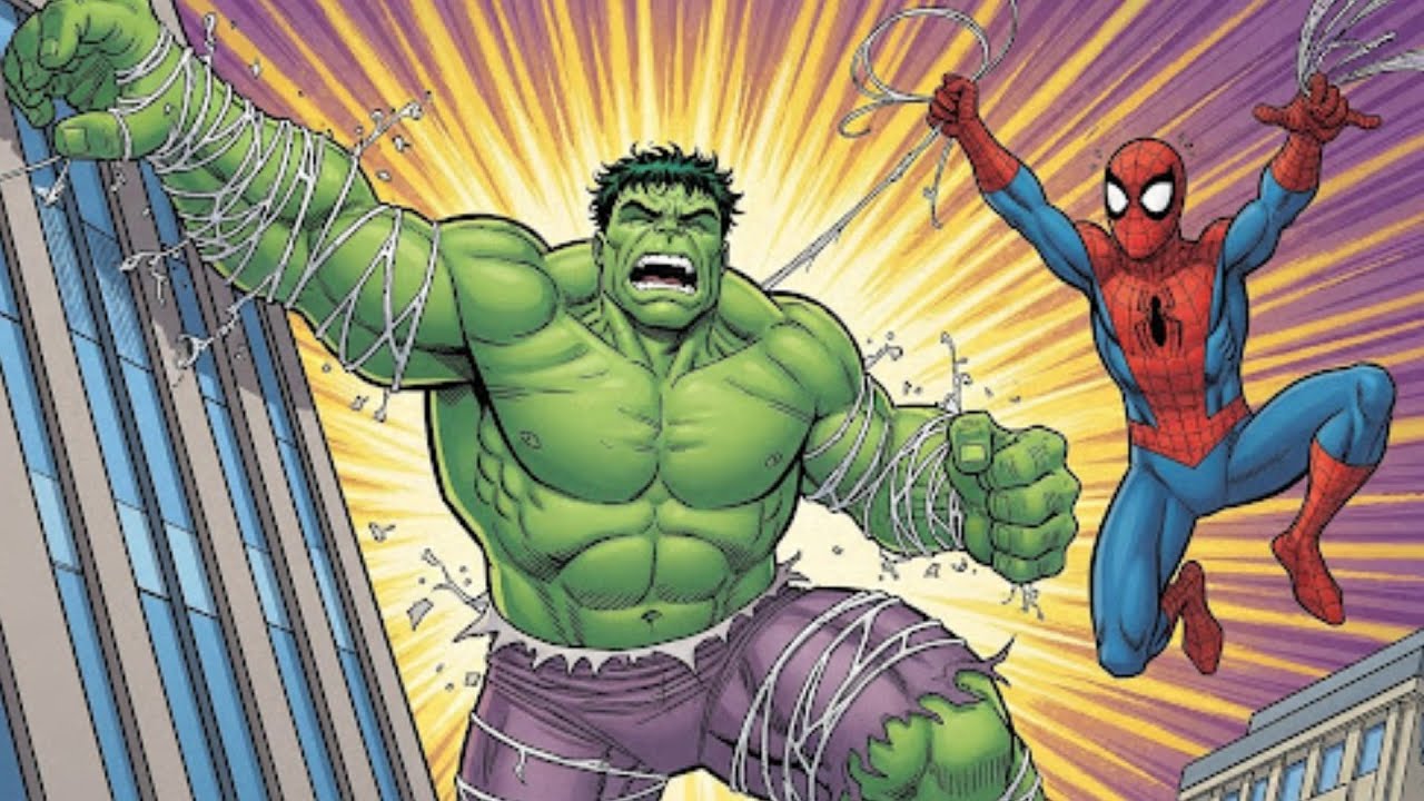 Team Skills Development Hulk and Spidey's Web-Slinging Challenge - With Webs to Spare
