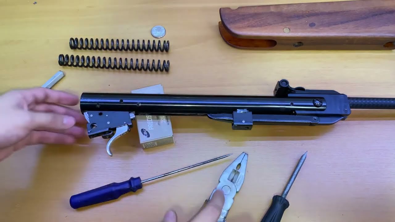 Desmontagem e troca de molas Carabina HW30