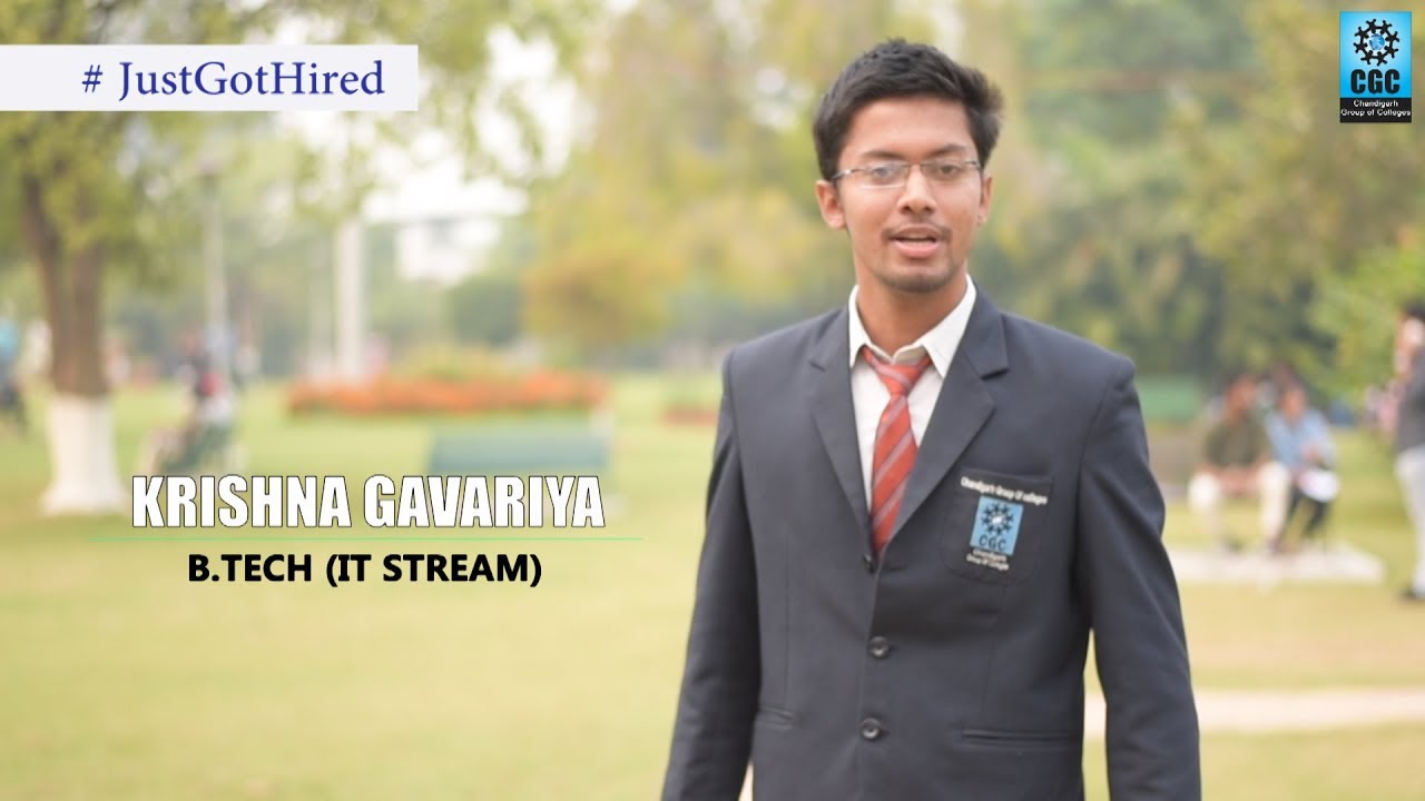 Krishan Gawaria from CGC Landran bagged multiple job offers