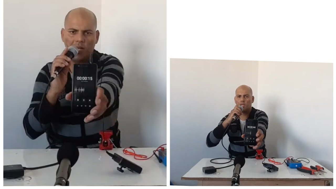 Tornando microfone com fio em um sem