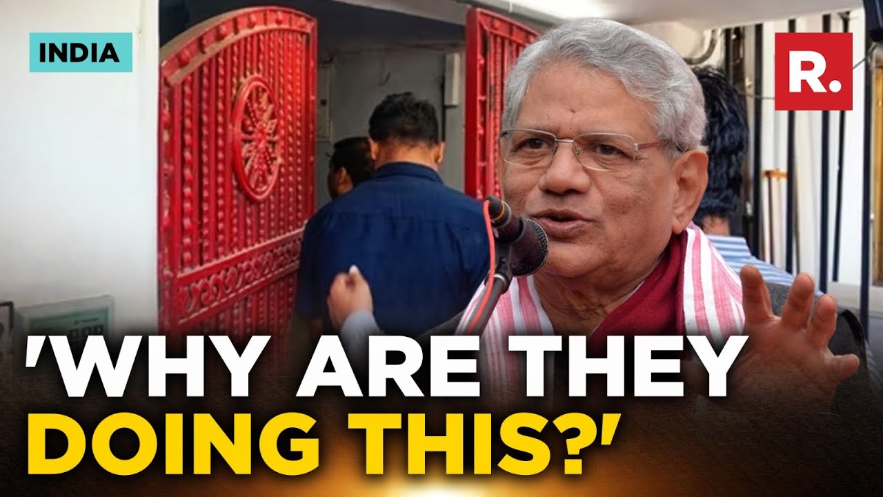 CPI(M) president Sitaram Yechurry questions Delhi Police after NewsClick Raid
