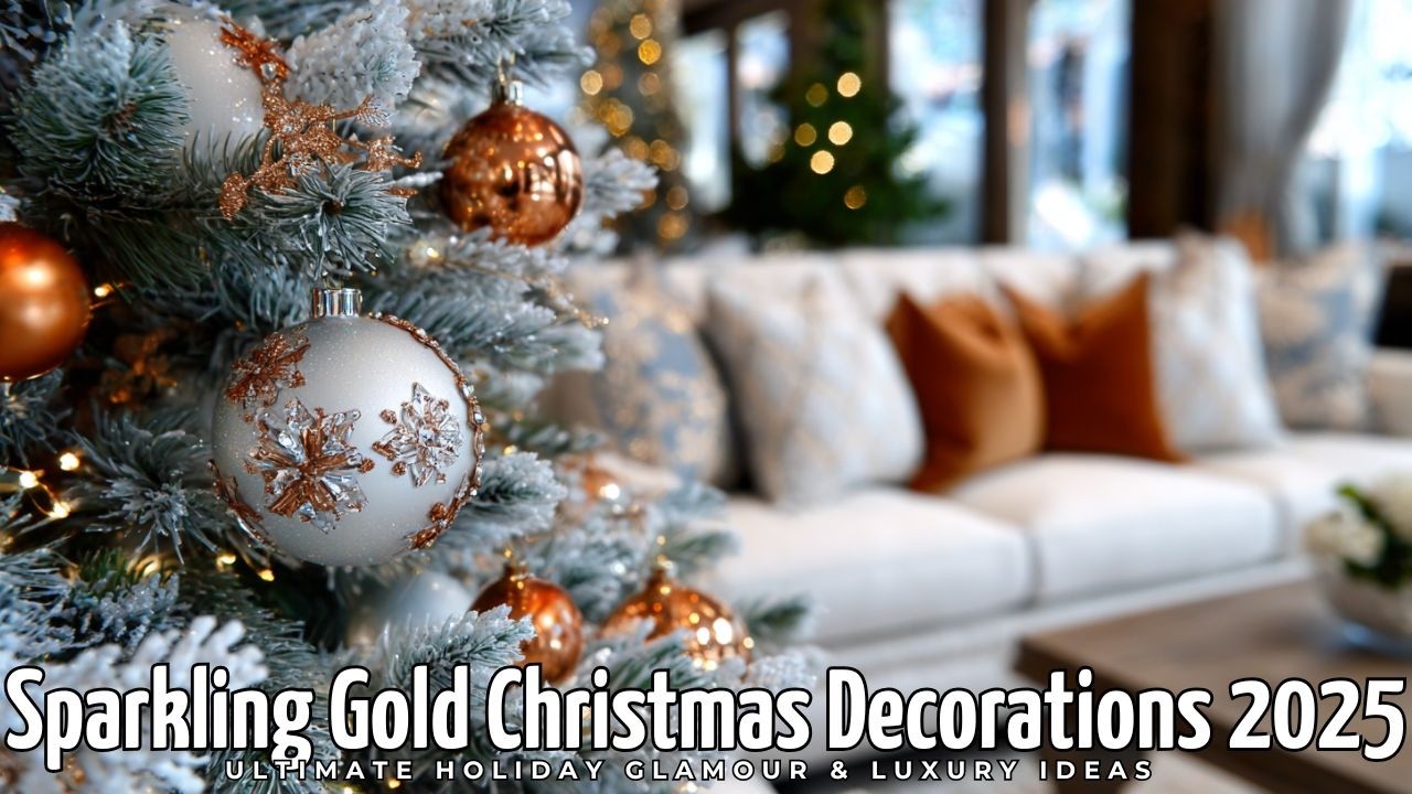 Sparkling Gold Christmas Decorations 2025 | Ultimate Holiday Glamour & Luxury Ideas