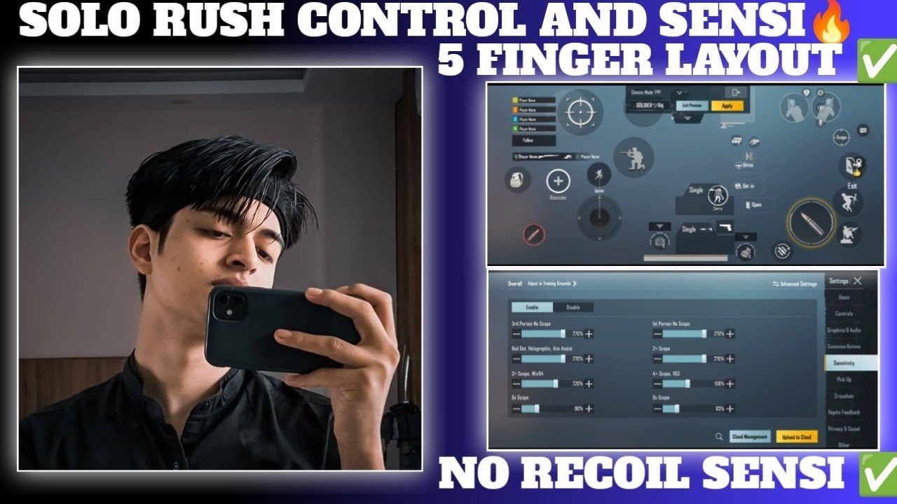 (2023) SOLO RUSH SENSITIVITY CODE 2.6// SOLO RUSH CONTROL CODE 2.6// SOLO RUSH SETTINGS