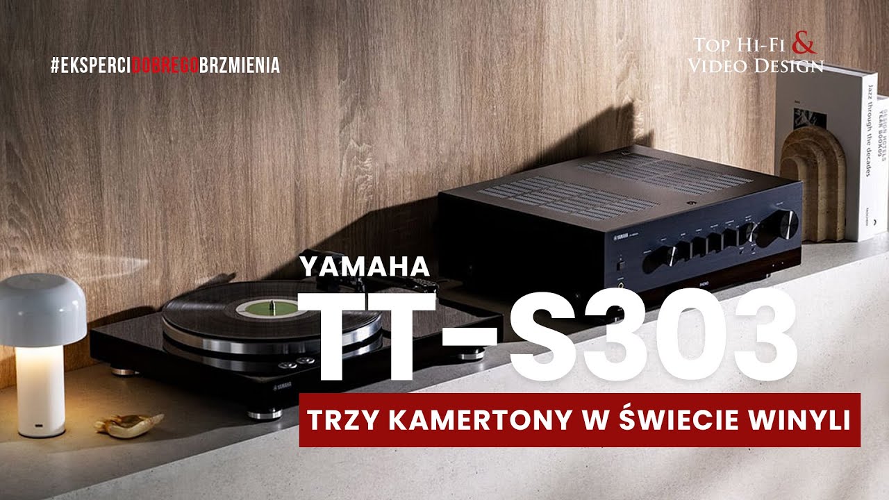 Gramofon Yamaha TT-S303 &ndash; trzy kamertony w świecie winyli | prezentacja Top Hi-Fi