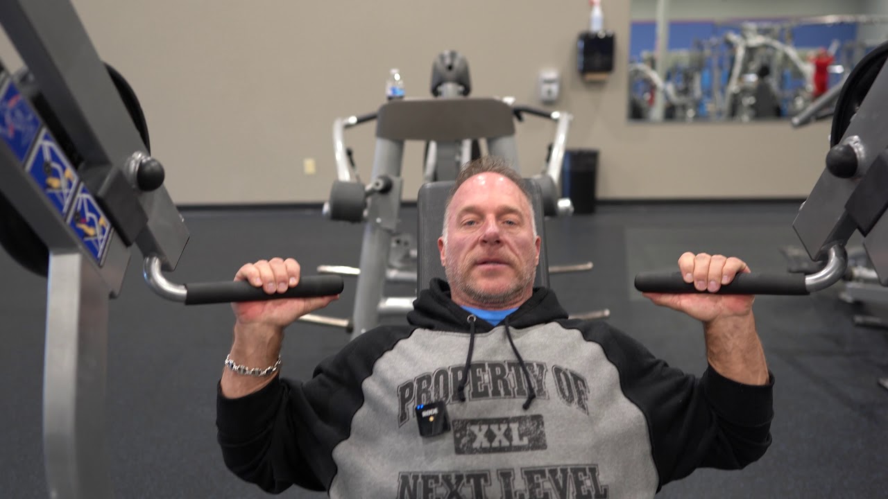 Жим от плеч с помощью тренажера Hammer Strength (как использовать)