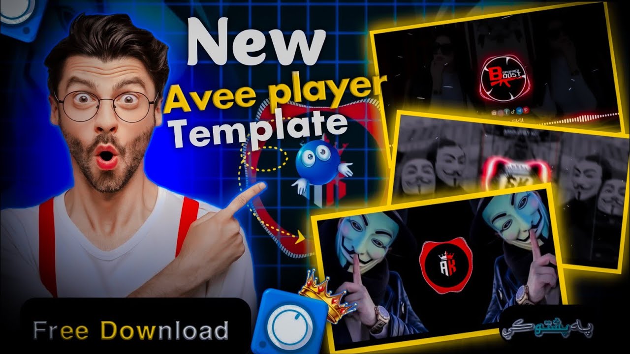 Avee player editing/ how to edit the avee player template 