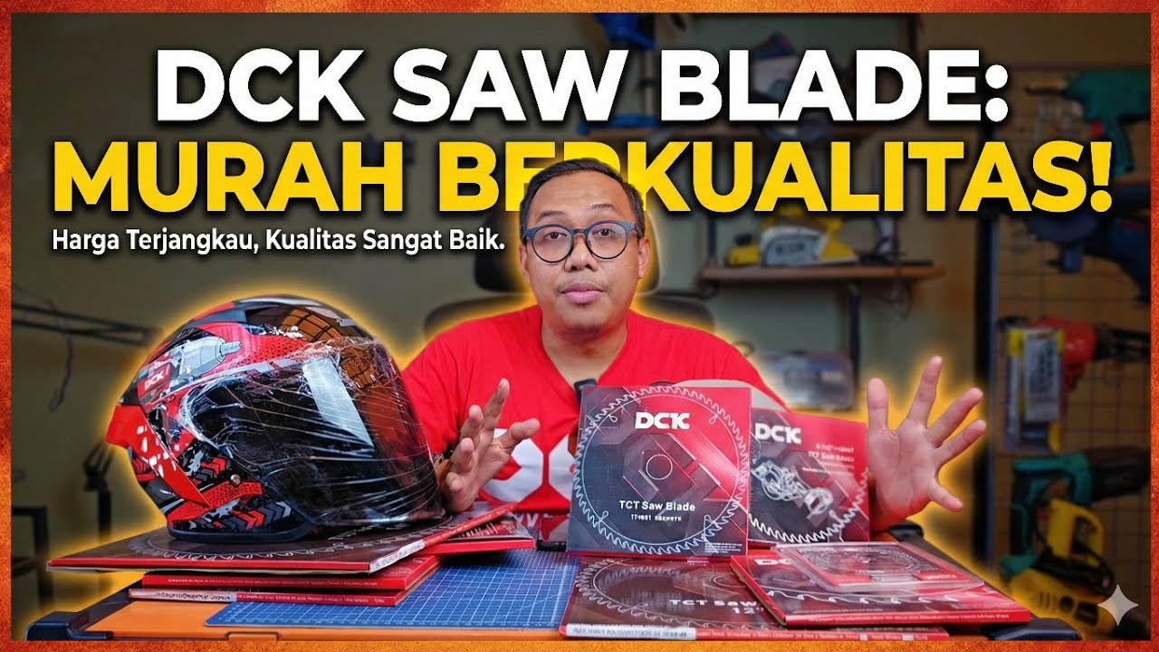 Pilihan baru untuk aksesoris perkakas!? || Mata potong kayu dan alumunium DCK