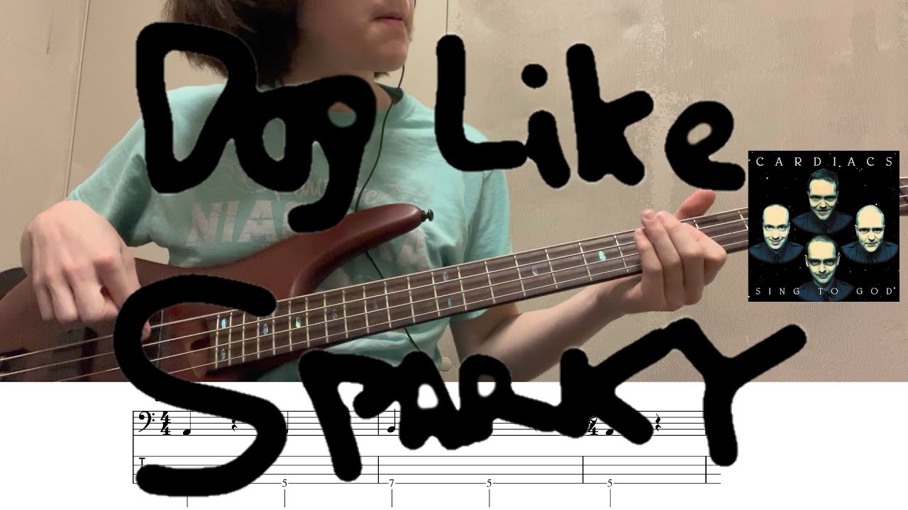Cardiacs - Dog Like Sparky (Bass cover + tab)