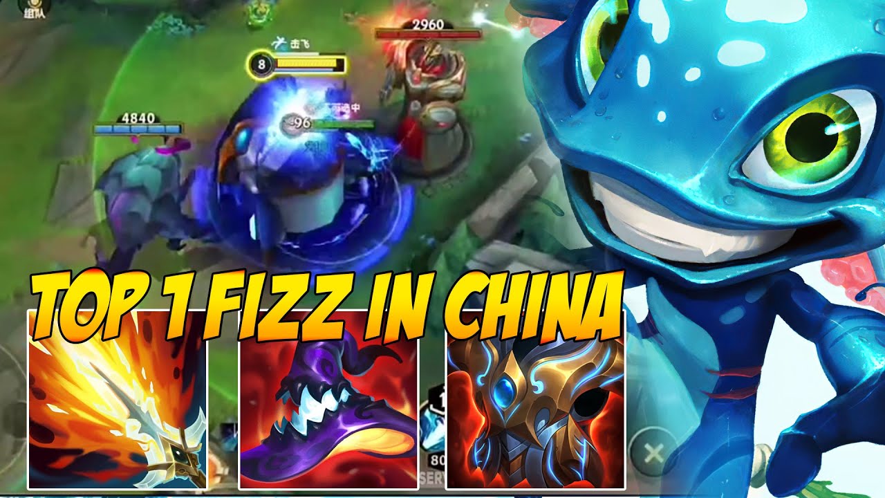 TOP 1 FIZZ GAMEPLAY IN CHINA SERVER | FIZZ JUNGLE