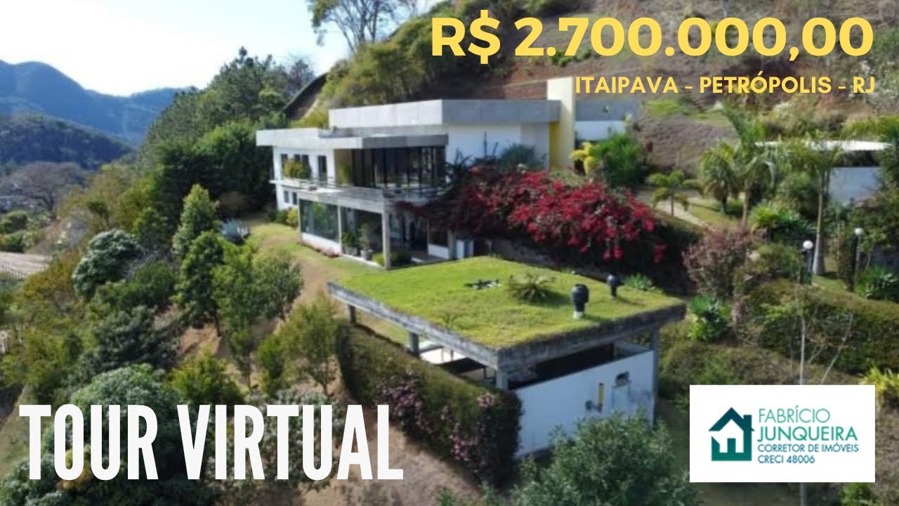 Linda residência em condomínio de Itaipava | tour virtual completo