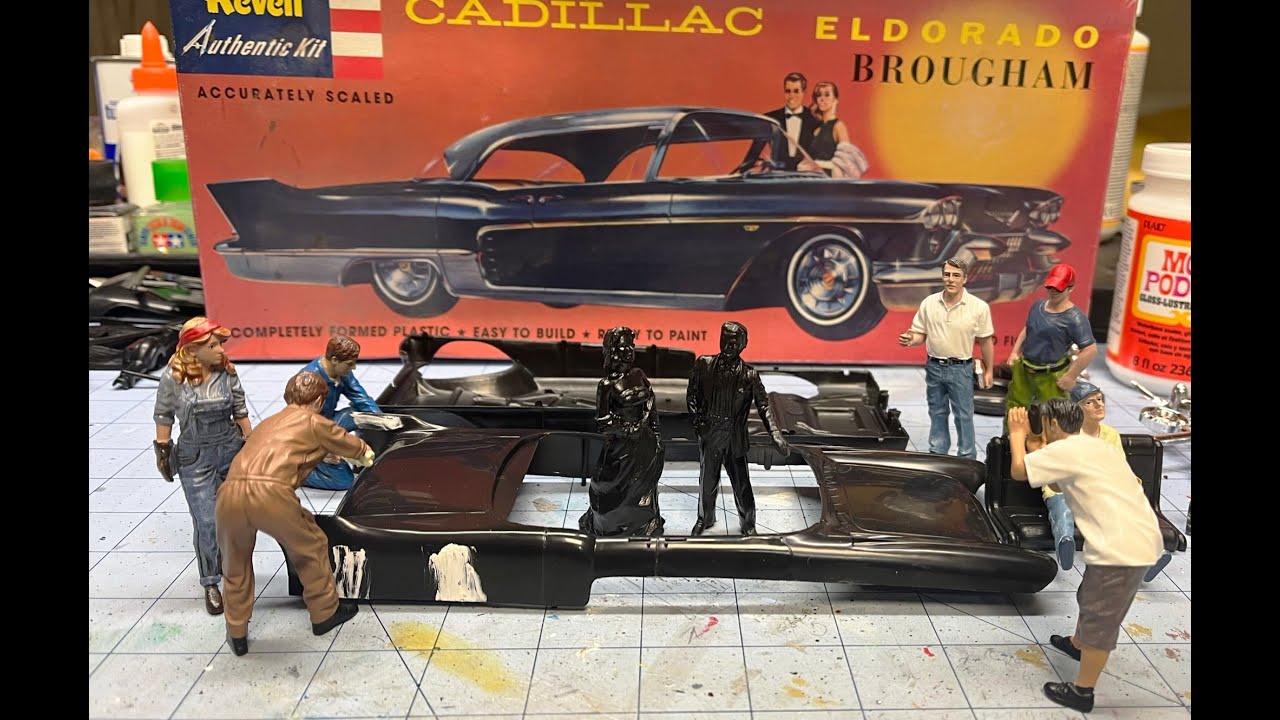Revell 57 Cadillac Eldorado Brougham build update #1