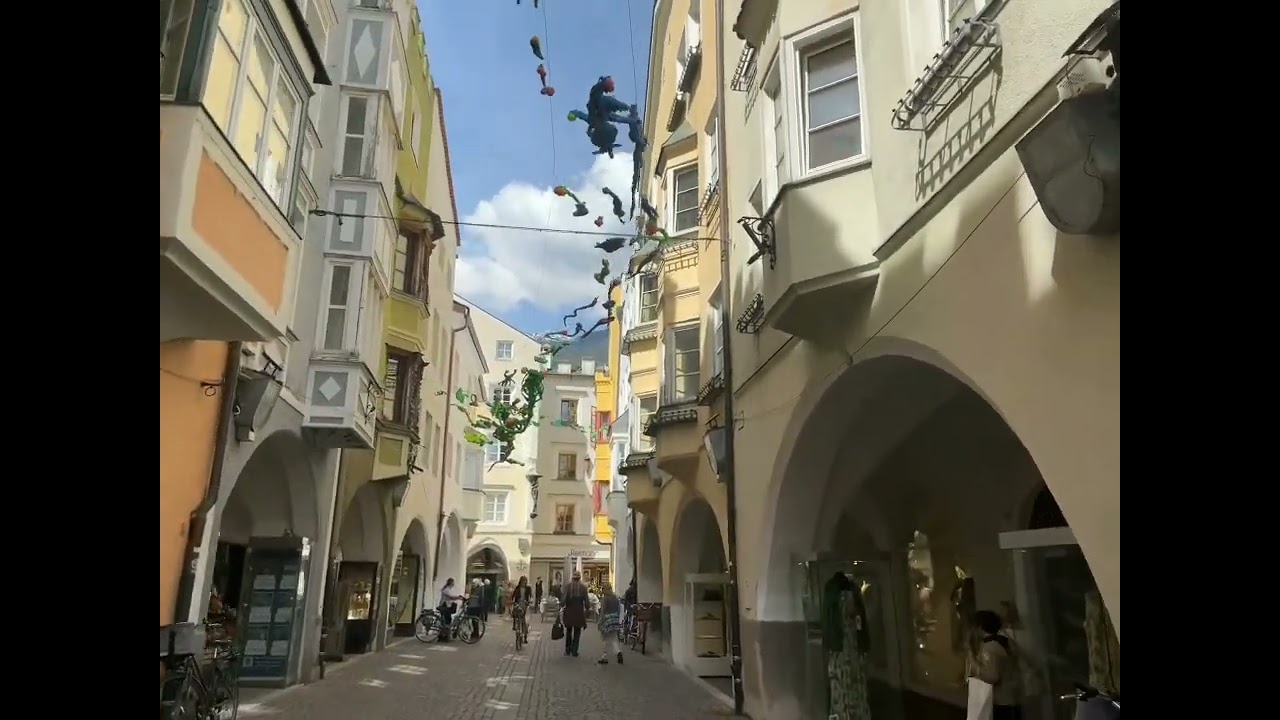 morning walk tour around at  Brixen / Bressanone , South Tyrol, Italy