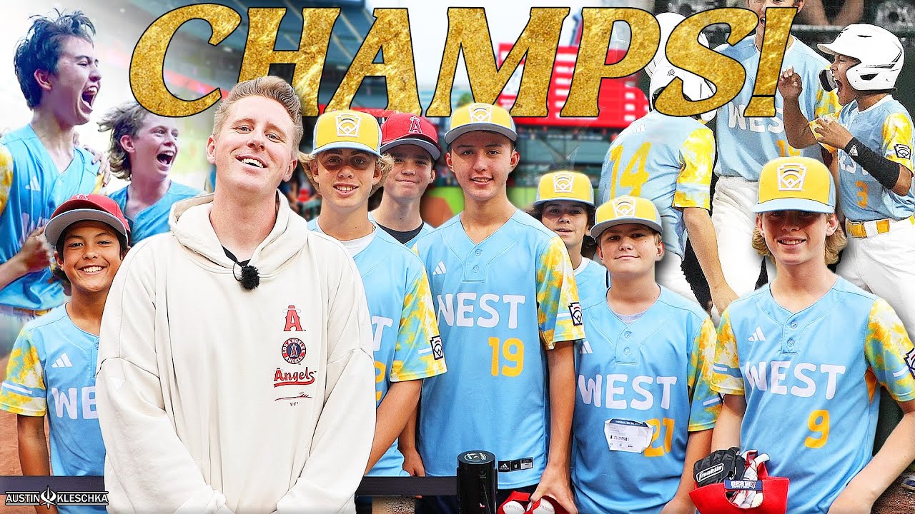 ANGELS HONOR THE LITTLE LEAGUE WORLD SERIES CHAMPIONS! | Kleschka Vlogs