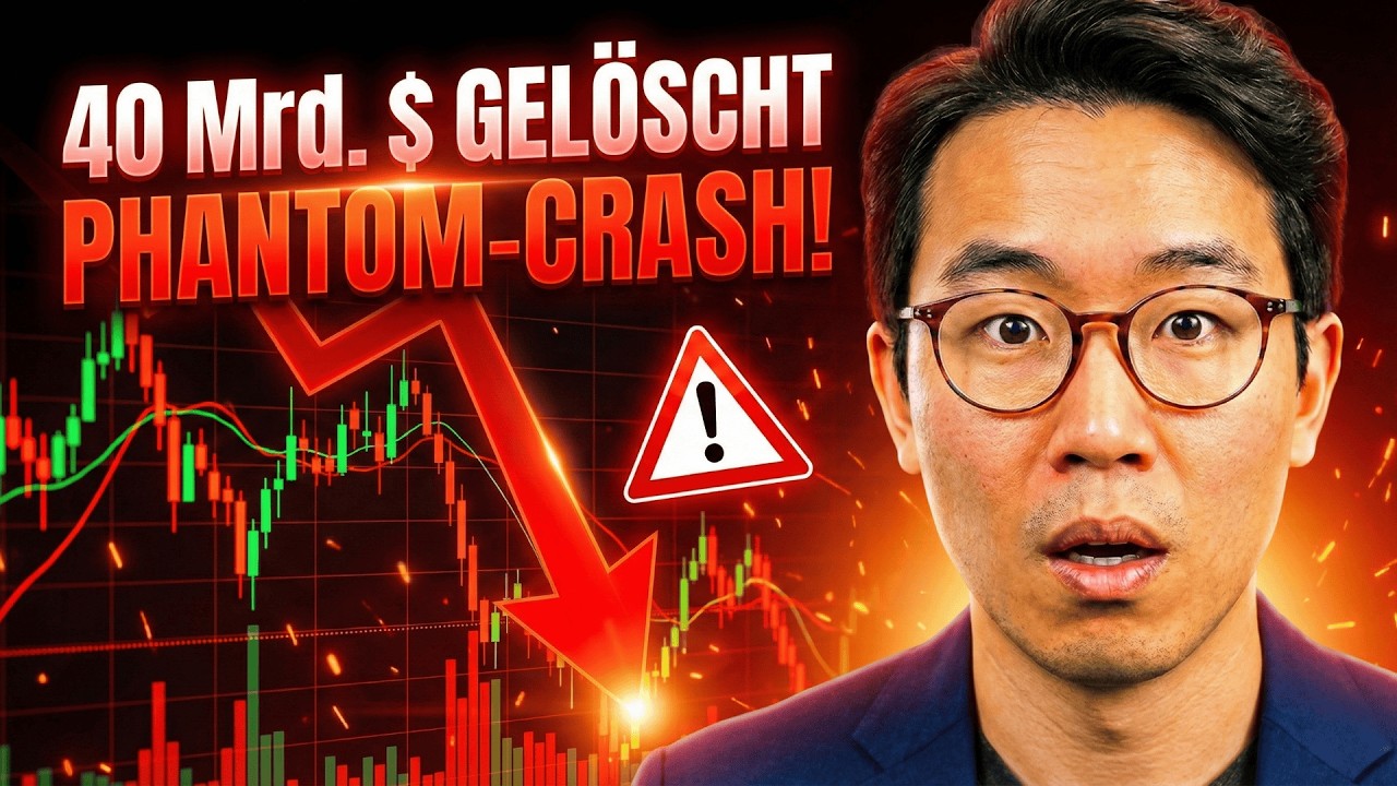 40 Mrd. $ in 30 Min. GELÖSCHT: Der „Phantom-Crash“ & Was sie dir verheimlichen! ⚠️