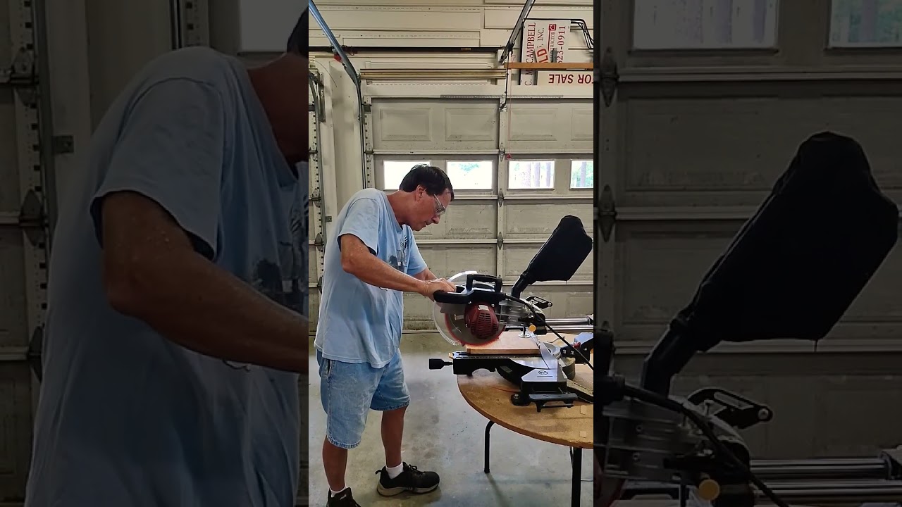 How to use a Harbor Freight Chicago Electric 10-inch sliding compound miter saw