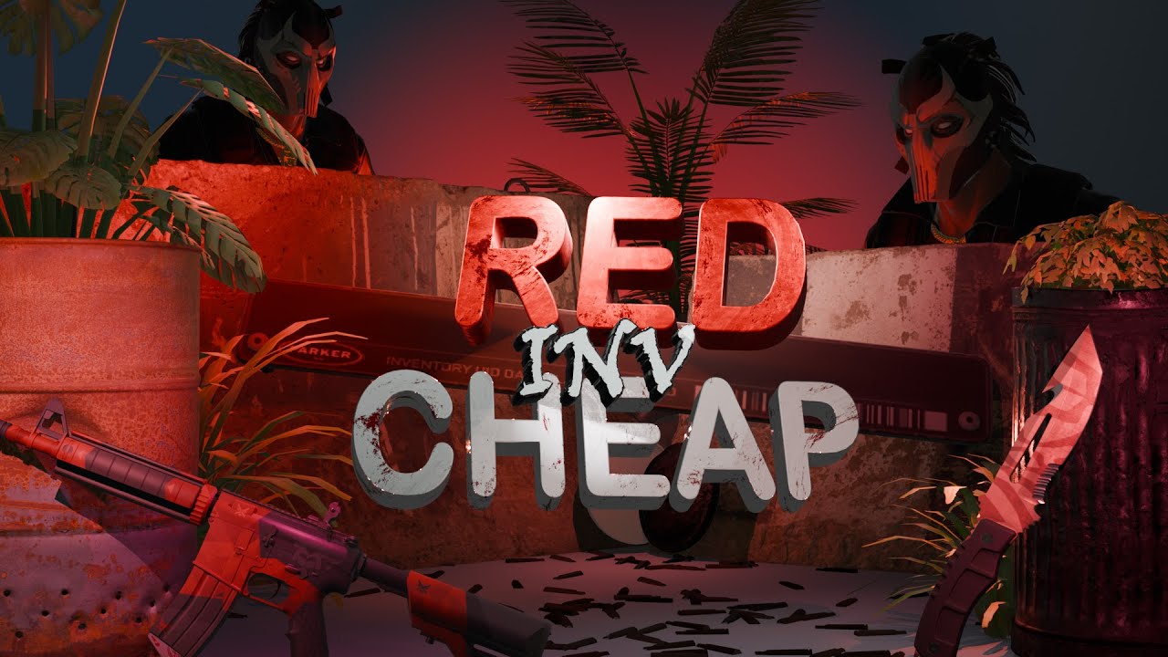 Дешёвый красный сет, который выглядит дорого  — CHEAP RED INVENTORY ❤️