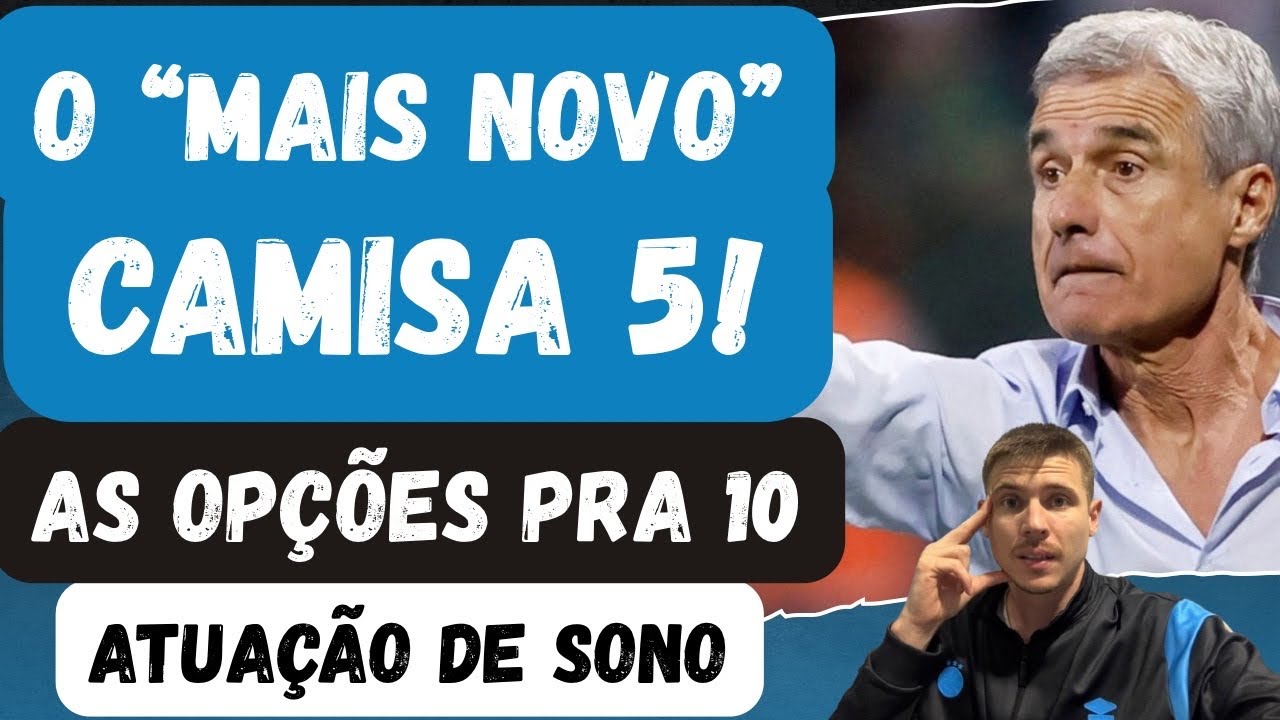 🚨O “MAIS NOVO” CAMISA 5 DO GRÊMIO | AS OPÇÕES PRA MEIA | DESEMPENHO RUIM E SONOLENTO NO EMPATE!