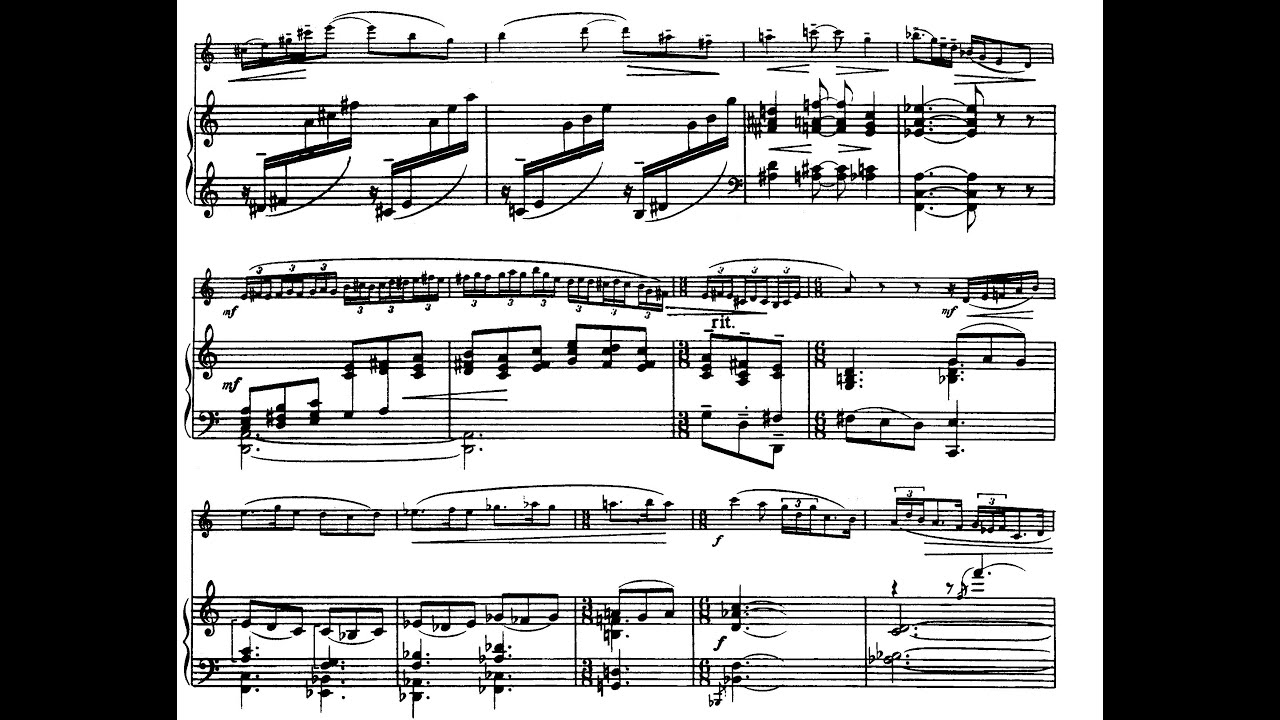 Eugene Bozza - Lied for English Horn and Piano (1954) [Score-Video]