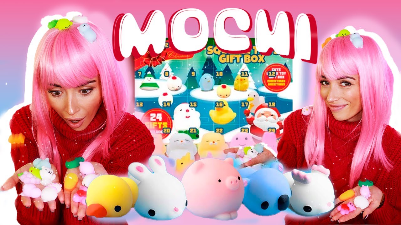 KALENDARZ ADWENTOWY Z MOCHI 😍 SQUISHY GNIOTKI FIDGET TOYS