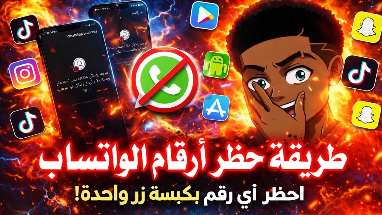 طريقة حظر ارقام الوتساب في أقل من دقيقه | الباند الجديد | Bannd WhatsApp
