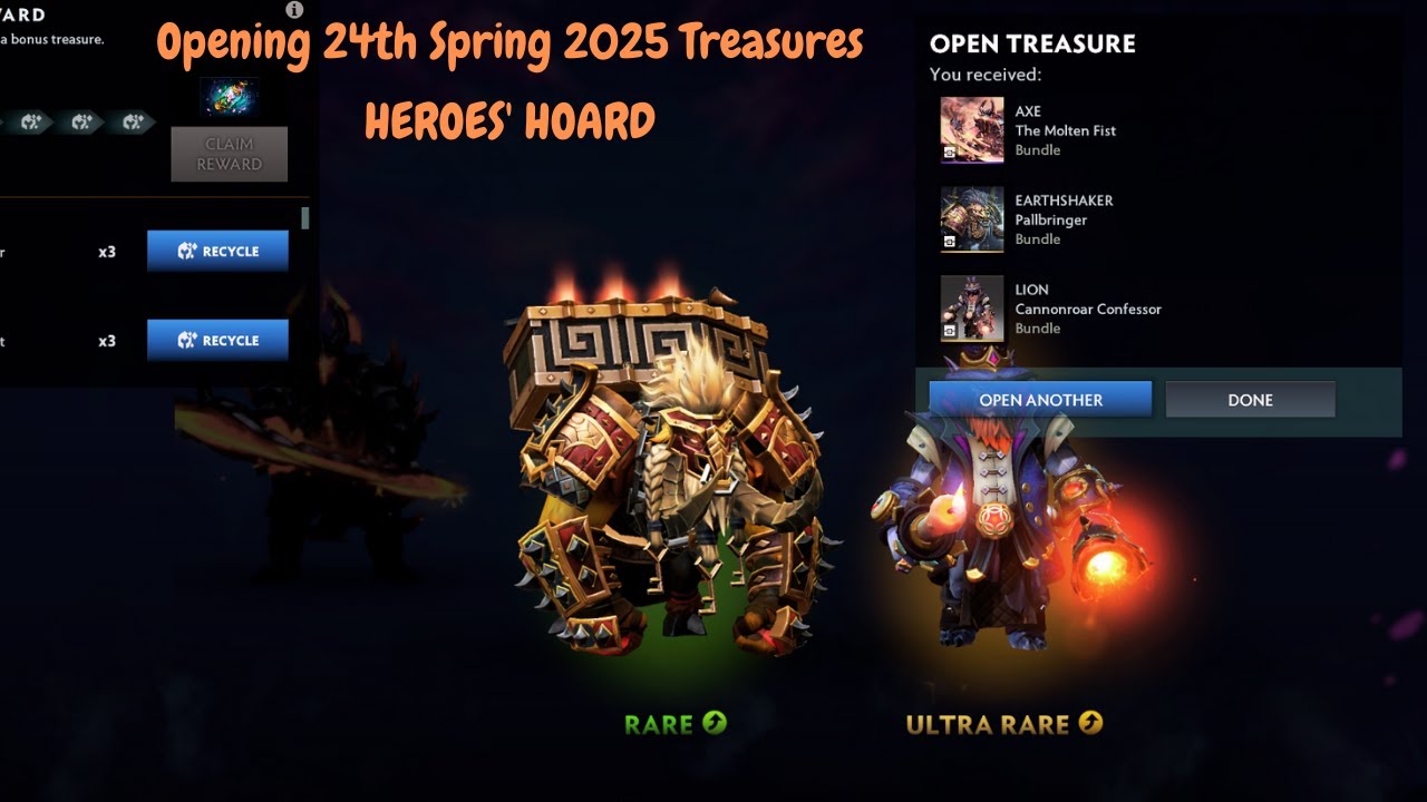 Opening 24th Spring 2025 Treasure: Insane Hero Drops! 🔥 (Dota 2 Hoard Unboxing)