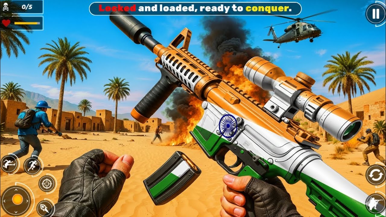 FPS Robot Shooter Strike Anti-Terrorist Shooting🚁🪂 New #2026​ Update  Android GamePlay 