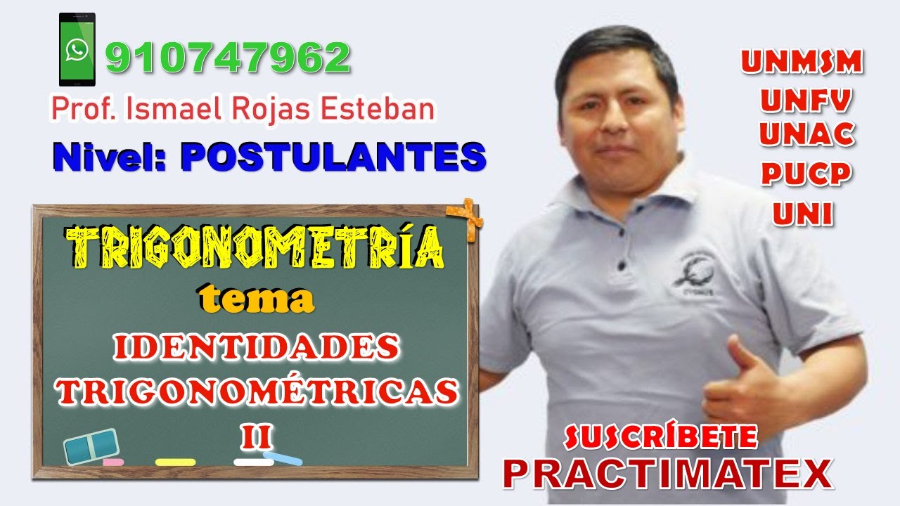 IDENTIDADES TRIGONOMÉTRICAS AUXILIARES - POSTULANTES