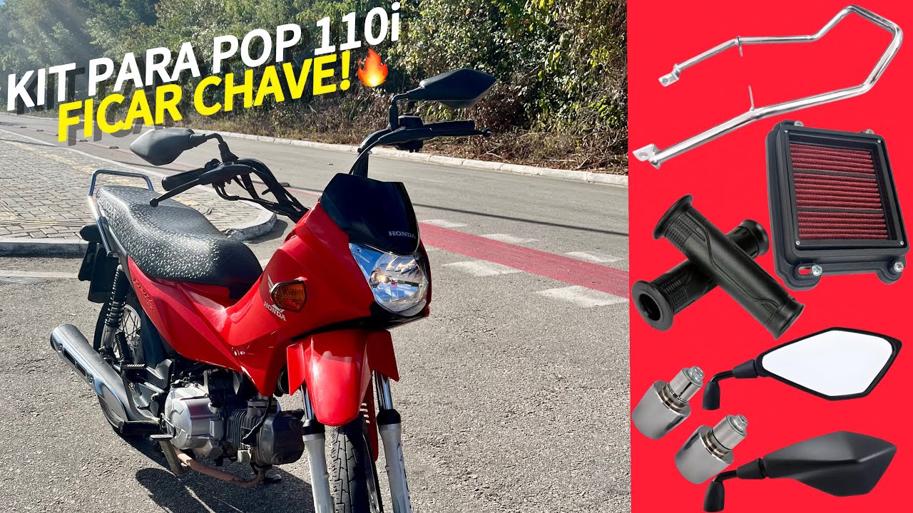 ACESSÓRIOS PARA DEIXAR SUA POP 110i CHAVE!