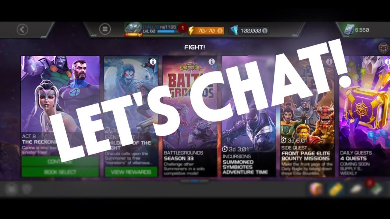 MCOC -  Let's Chat