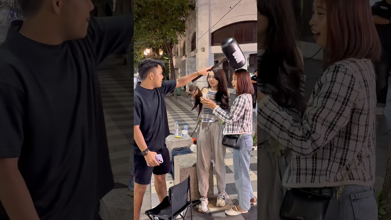 Розыгрыш с молотком и выдрой #вирусноевидео #вирусныекороткометражки #трендовыекороткометражки